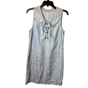 Tommy Bahama Chambray TENCEL Sleeveless All Day Shift Dress